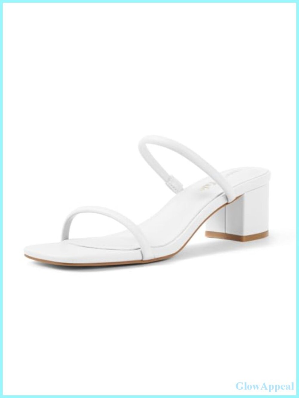 Women's Strappy Low Block Heel Sandals Square Toe Slip On Dressy